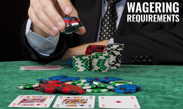 Wager requirements in blackjack